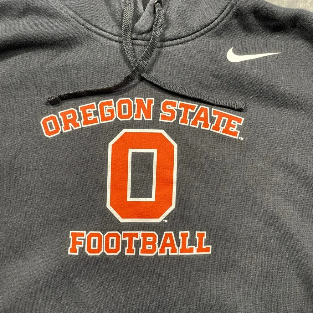 Nike Oregon State Beavers Football Hoodie‎ Sweatshirt Mens Medium Black